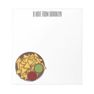 Bloc-note Illustration de Nachos