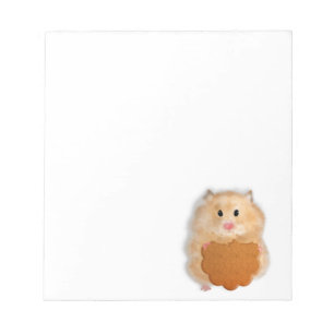 Bloc-note Illustration Funny Hamster Character