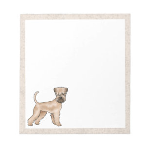 Bloc-note Illustration mignonne de Terrier Irlandais à poil 