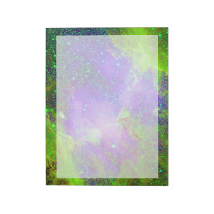 Bloc-note Image spatiale de la Galaxie imaginaire Nebula,