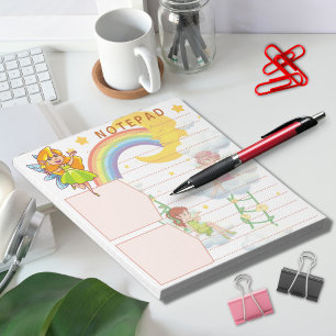 Bloc-note Imaginaire Fairy Rainbow Moon Stars Cloud Thème