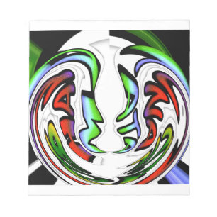 Bloc-note Impression Abstrait Face Hakuna Matata