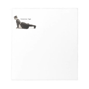 Bloc-note Impression de femme de yoga victorienne vintage en