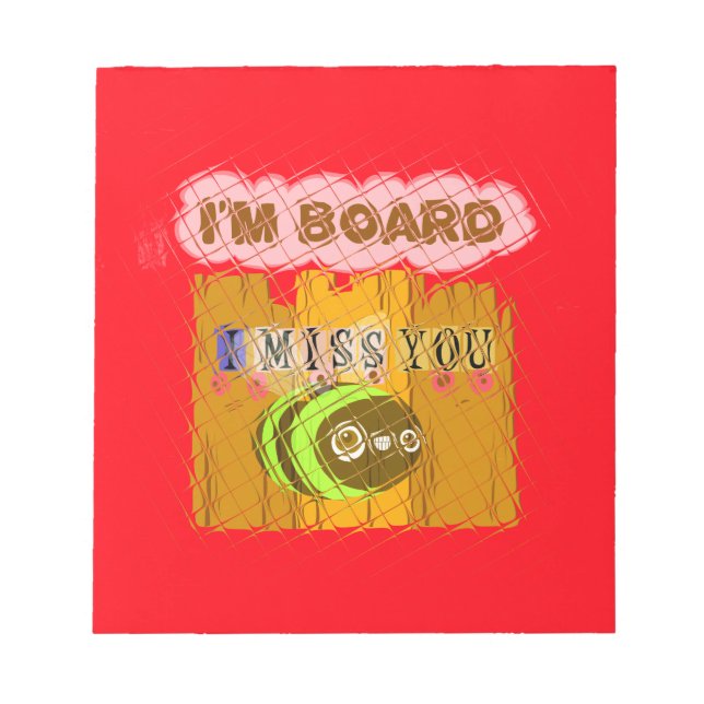 Bloc-note Impression Quirky Bee Art (Devant)