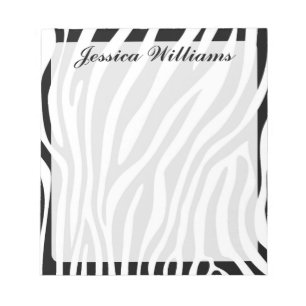 Bloc-note Impression Zebra