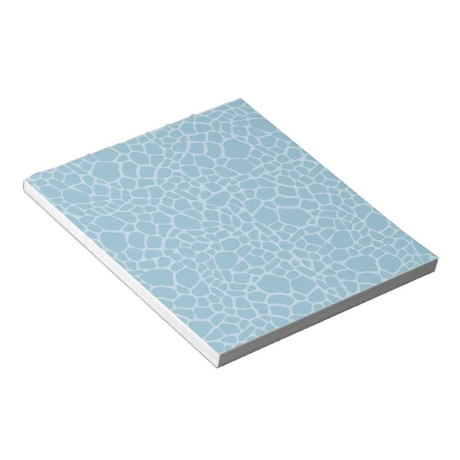 Bloc-note Imprimer Giraffe Bleue (Incliné)