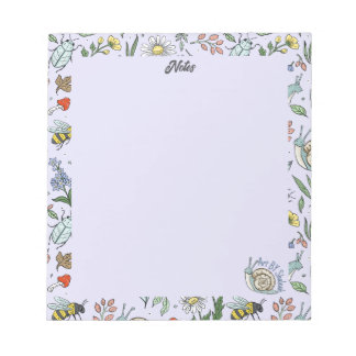 Bloc-note In the Garden Notepad