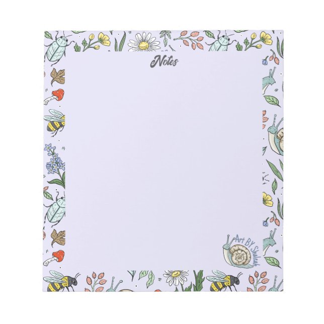 Bloc-note In the Garden Notepad (Devant)