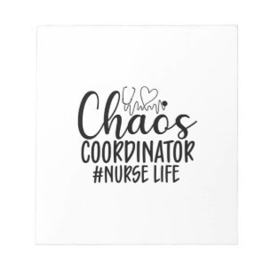 Bloc-note Infirmière Cadeau Chaos Coordinateur Infirmière Vi
