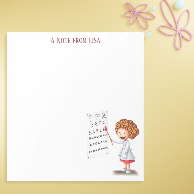 Bloc-note Infirmière simple en soins de santé personnalisée (Nurse personalized notepad)