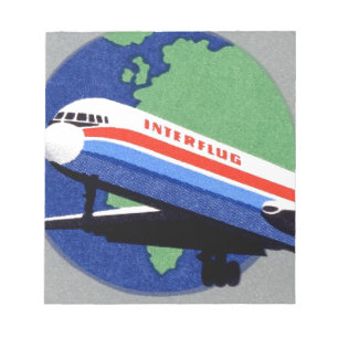 Bloc-note INTERFLUG - Compagnie aérienne nationale de RDA, A