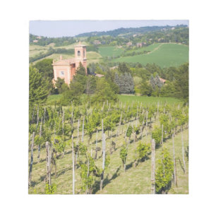 Bloc-note Italie, Bologne, Vue à travers le vignoble jusqu'à
