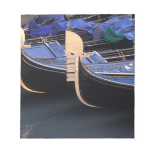 Bloc-note Italie, Vénétie, Venise. Ligne de Gondolas.