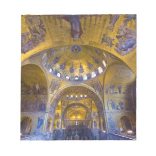 Bloc-note Italie, Venise. Intérieur de la cathédrale St. Mar
