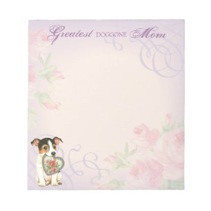 Bloc-note Jack Russell Terrier Heart Maman