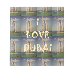 Bloc-note J'aime Dubaï