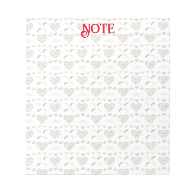 Bloc-note jardin fleuri (Devant)