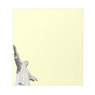 Bloc-note jaune de jésus
