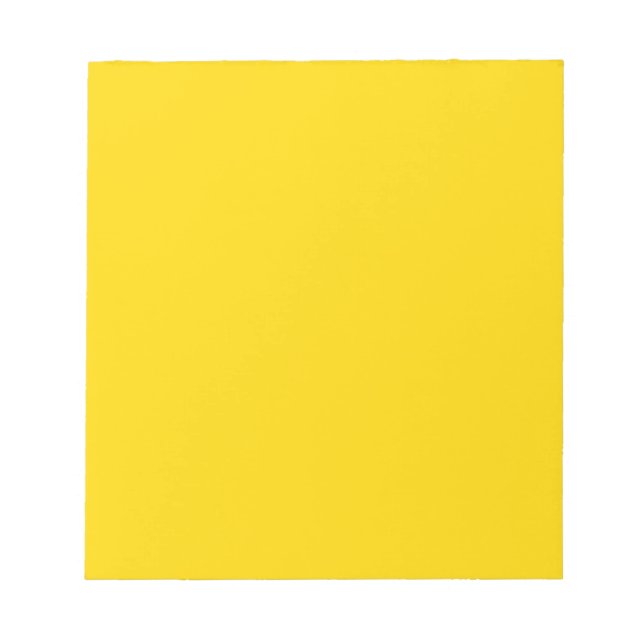 Bloc-note jaune d'or ffd700 (Devant)