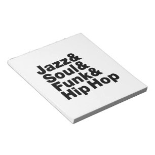 Bloc-note Jazz & Soul & Funk & Hip hop