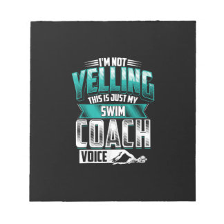 Bloc-note Je Ne Joue Pas Swim Coach Voix Amusante Natation
