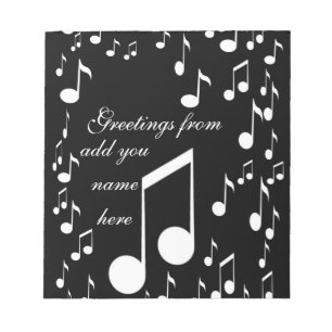 Bloc-note Je suis de la musique_