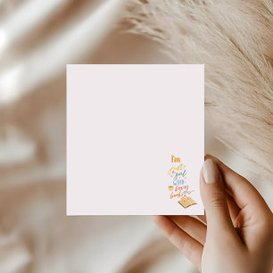 Bloc-note Je suis juste une fille qui aime les livres