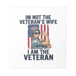 Bloc-note Je suis la conception de la femme patriotique vété