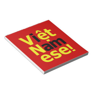 Bloc-note je suis Viêt Namese !