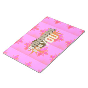 Bloc-note Je vous remercie : Une expression sincère