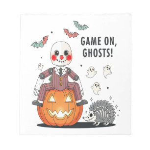 Bloc-note Jeu sur Halloween des fantômes