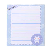 Joli bébé loup pastel bleu