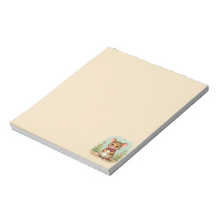 Bloc-note Joli petit souris mignon avec cravate