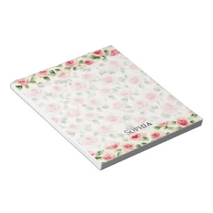 Bloc-note Joli rose Roses Floral