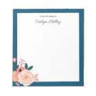 Jolies fleurs du bureau de personnalisation