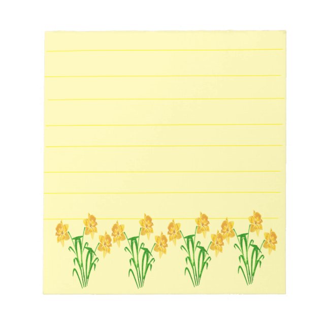 Bloc-note Jonquilles  (Devant)
