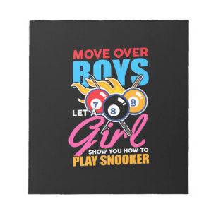 Bloc-note Joueur de billard   Cette Fille Joue Des Billiards