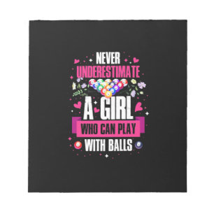 Bloc-note Joueuse de billard Cette fille peut jouer billard 