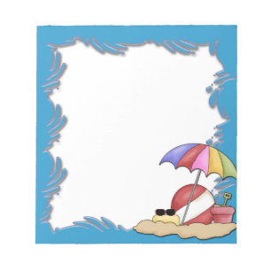 Bloc-note Jour au bloc - notes de plage