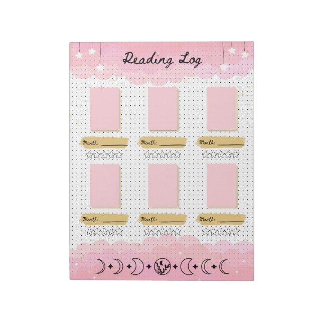 Bloc-note Journal de lecture du journal de lecture du ciel é (Tourné)