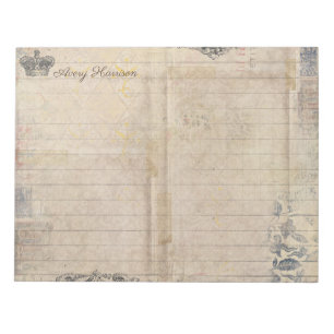 Bloc-note Journal personnalisé Vintage lié