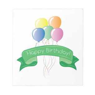 Bloc-note Joyeux anniversaire