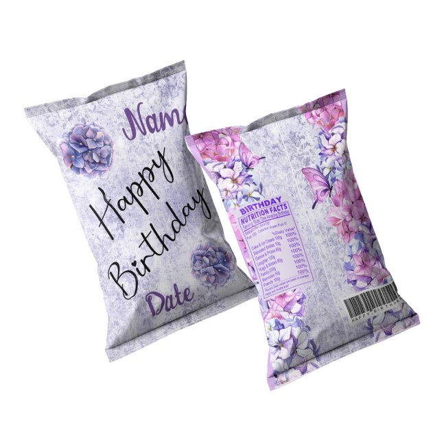 Bloc-note Joyeux anniversaire Chip Bag Wrappers Fête Faveurs (Créateur téléchargé)