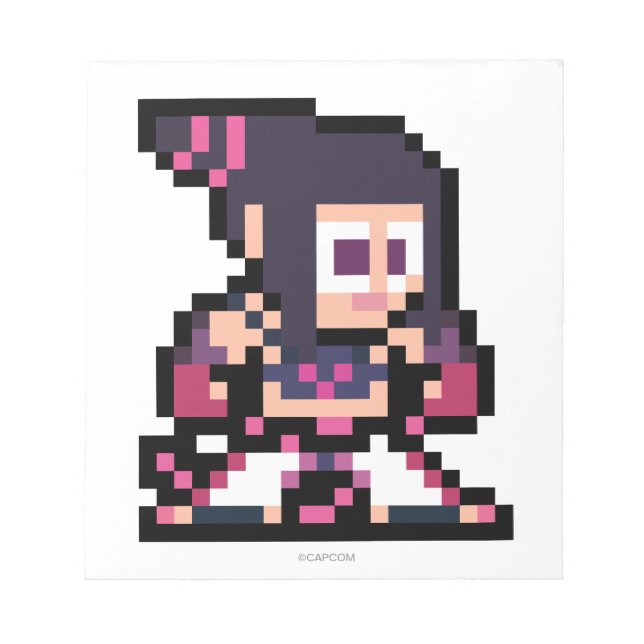 Bloc-note Juri à 8 bits (Devant)