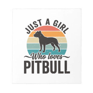 Bloc-note Juste une fille qui aime le design de chien vintag