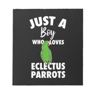 Bloc-note Juste Une Fille Qui Aime Le Parrot Eclectus