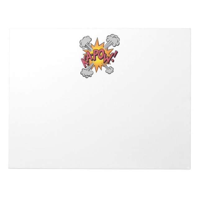 Bloc-note KA-POW ! Graphique de bandes dessinées (Devant)