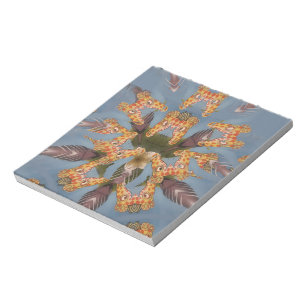 Bloc-note Kaleidoscope Giraffe Mandala : Safari Art Abstrait