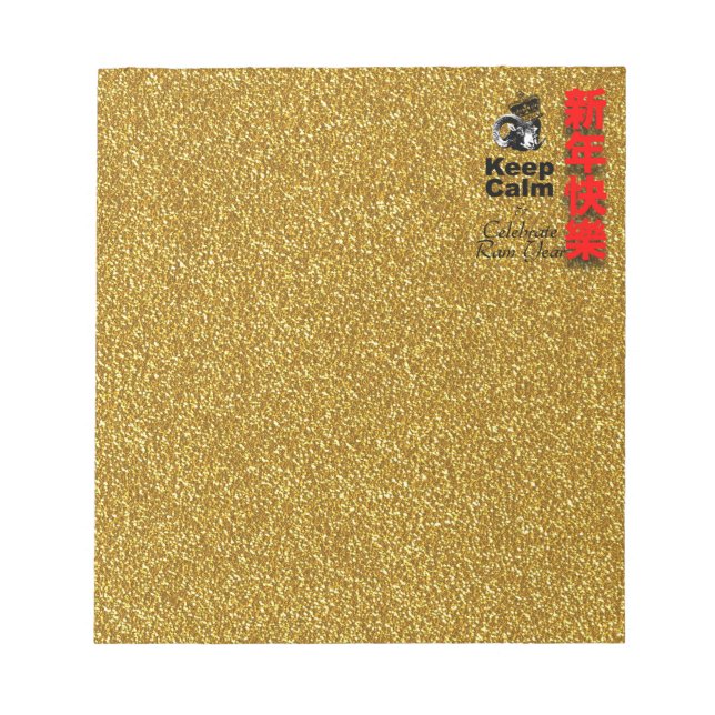 Bloc-note Keep Calm and Celebrate Ram year 2027 Np (Devant)