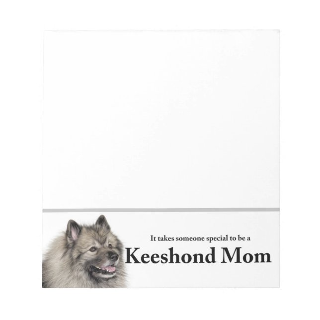 Bloc-note Keeshond Maman (Devant)